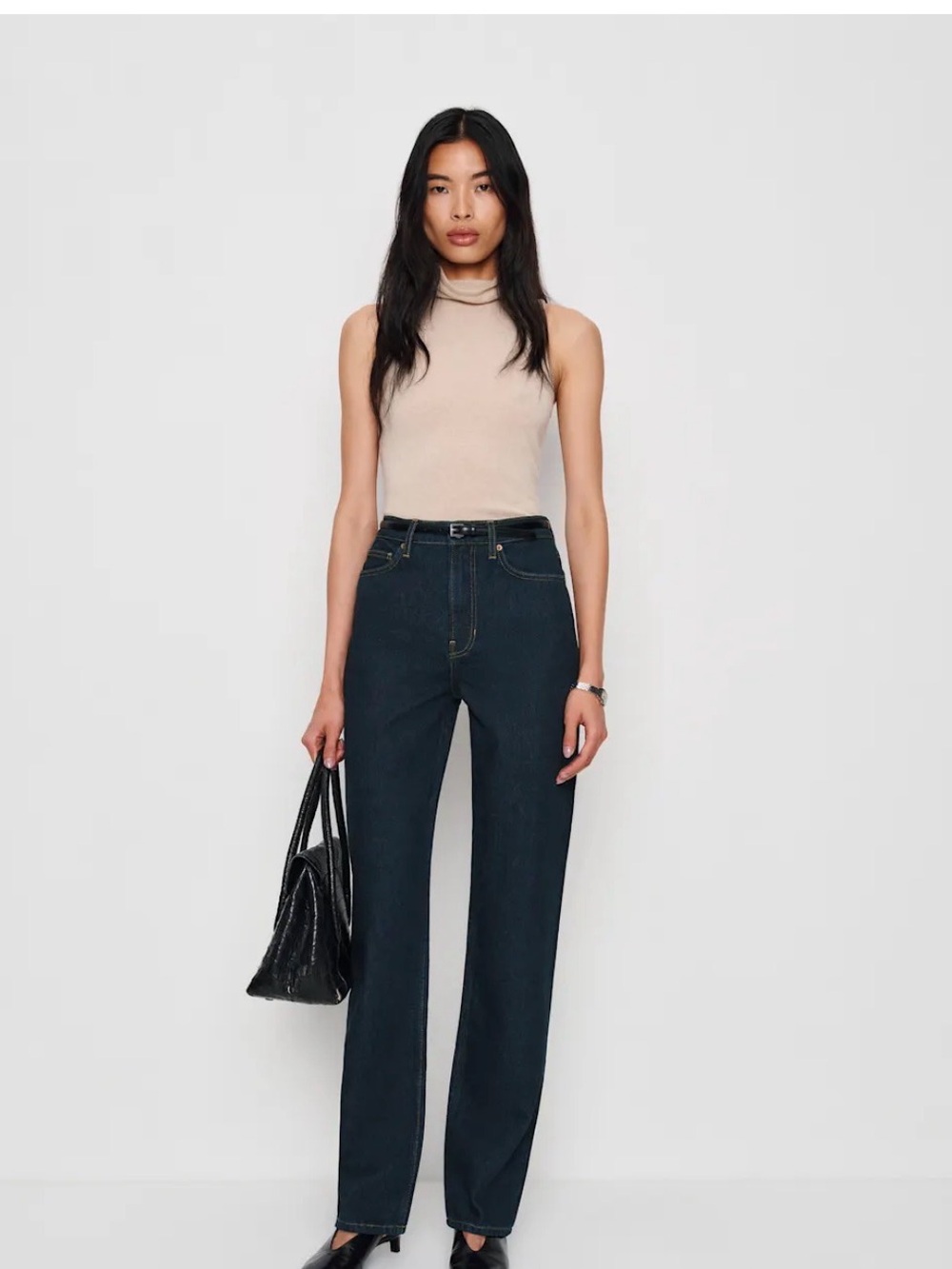 Harriet High Rise Relaxed Straight Jeans